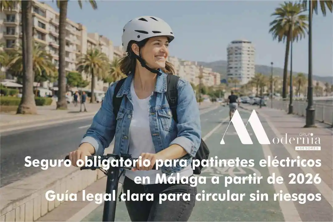 Seguro obligatorio para patinetes eléctricos. Málaga, 2026